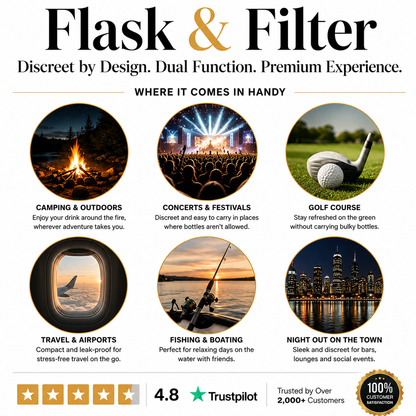 Flask & Filter™ - 2-In-1 Flask