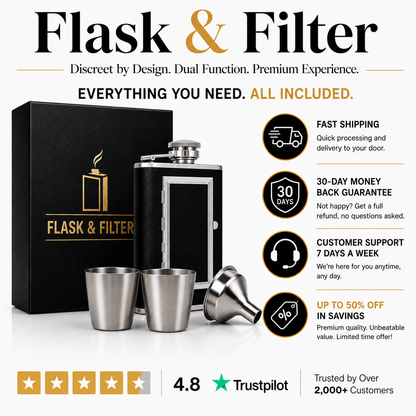 Flask & Filter™ - 2-In-1 Flask